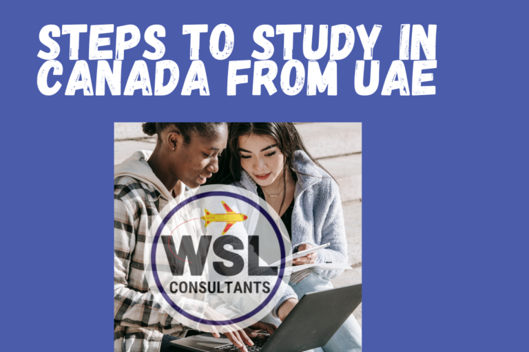 Steps to Study in Canada from UAE