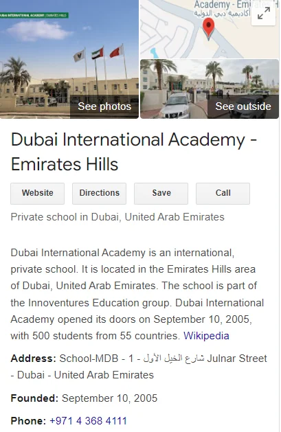 Dubai International Academy