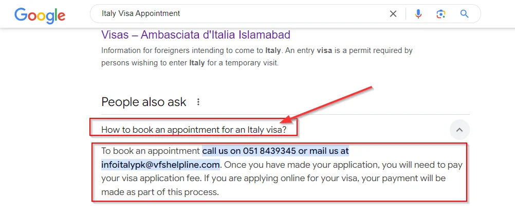 Book Your Italy Visa Appointment