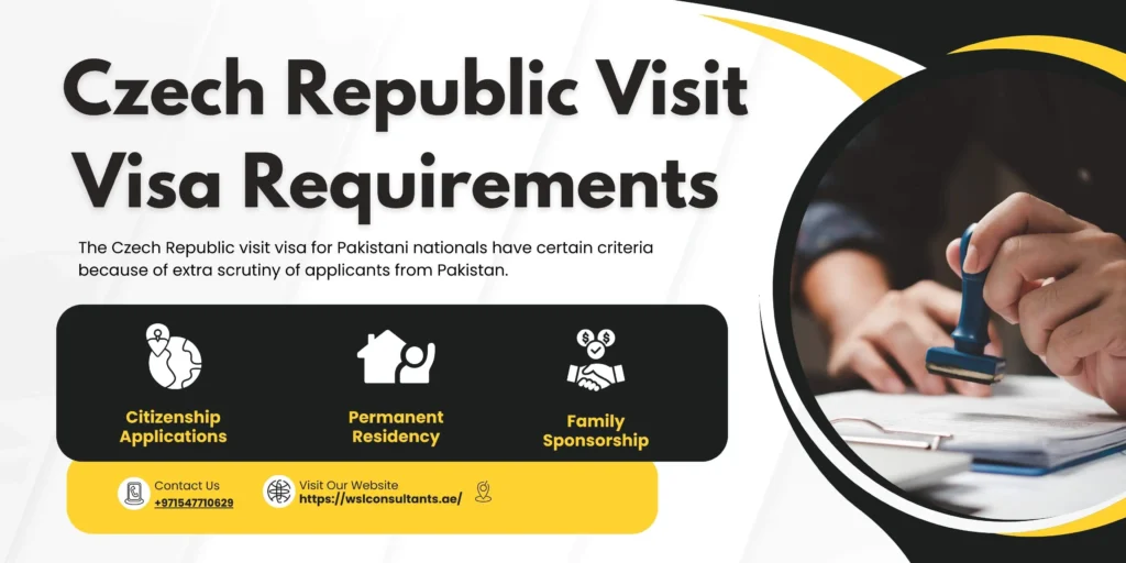 Czech Republic Visit Visa Requirements for Pakistani Nationals